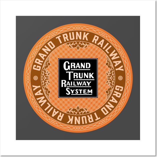 Grand Trunk Railway - GTR Wall Art by Railroad 18XX Designs